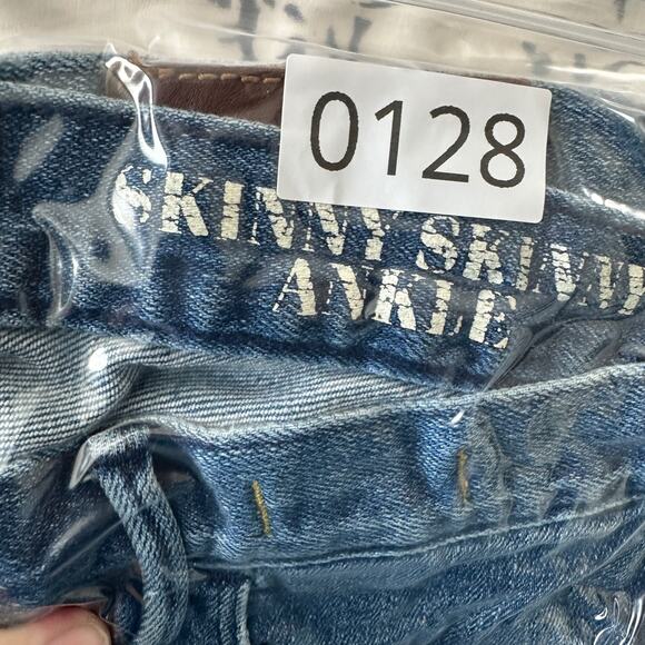 madewell skinny ankle jeans womens 28 mid rise stretch medium wash slim - Picture 10 of 10